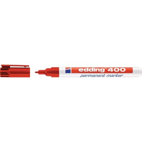 Marqueur Permanent Rouge 400 Edding