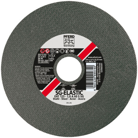 Disque à tronçonner SG STEEL D115x2,4mm moyeu déporté acier Perçage 22,23 mm (1/2)