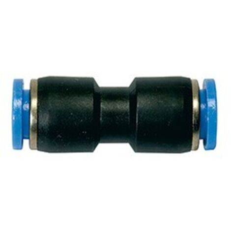 Raccord enfichable droit série bleue 10 mm longueur 1 47,0 mm