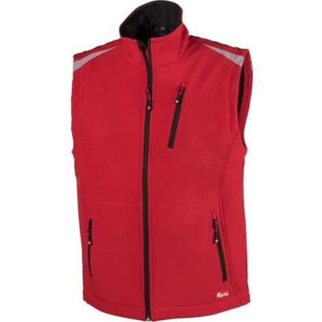 Gilet FORTIS 24, rouge/noir Taille S (1/5)