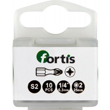 Embout Bit 1/4 DIN3126 C63 PZ 1x25mm Torsion a10 unités (1/3)