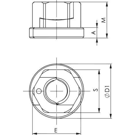 Écrou TWINNUT avec embase 6333S-M10 AMF 1 PCS (1/3)