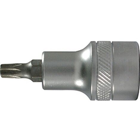 Embout de vissage 1/2'' pour vis femelle TORX®, Dimensions : T 55, Pour vis M12, Long. 55 mm (1/2)
