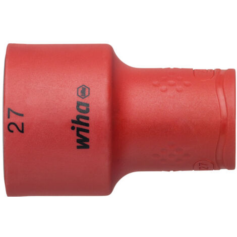 Wiha Douille pour clé à douille isolée Six pans mâle 1/2" 27.0 mm (43086)