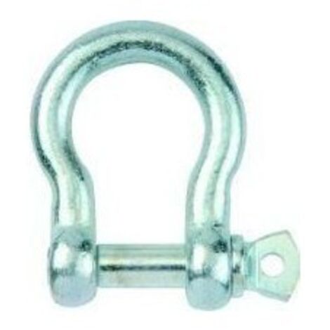 Manilles, droites, zingué 12,0mm-1/2" (Par 25) (1/5)