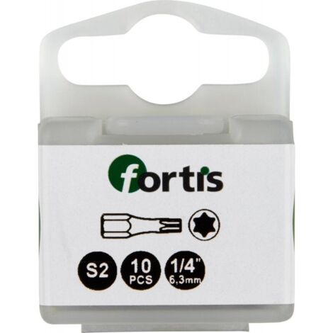 Embout Bit 1/4 DIN3126 C63 TX25x 25mm Torsion 10 unités (1/3)