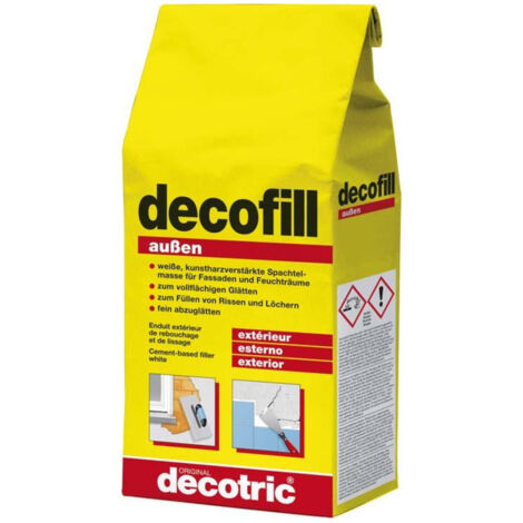 Decofill Enduit de rebouchage et de lissage 1kg, extérieur decotric
