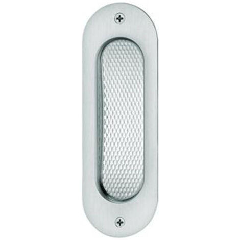Poignée porte a encastrer 0 42 4212,oval,Alu F1
