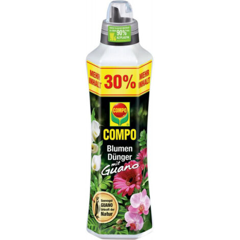 Engrais pour fleurs au guano 1,3 l (1/2)