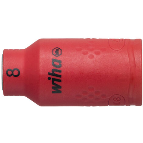Wiha Douille pour clé à douille isolée Six pans mâle 3/8" 8.0 mm (43065)