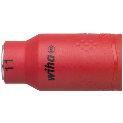 Wiha Douille pour clé à douille isolée Six pans mâle 1/2" 11.0 mm (43078)