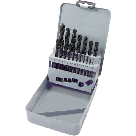 Coffret foret D338N HSS poli 1-10,5mm 24 pièces FORTIS