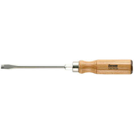 Tournevis manche en bois 14,0 x 2,5 x 250 mm (1/2)