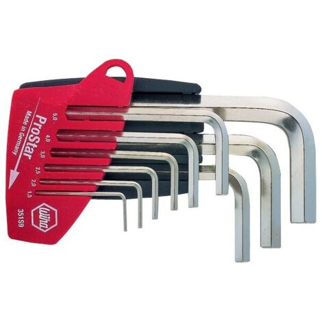 Clés Allen - Z1756 - Ensemble De 8 Pièces Métriques - Bras Long - Acier