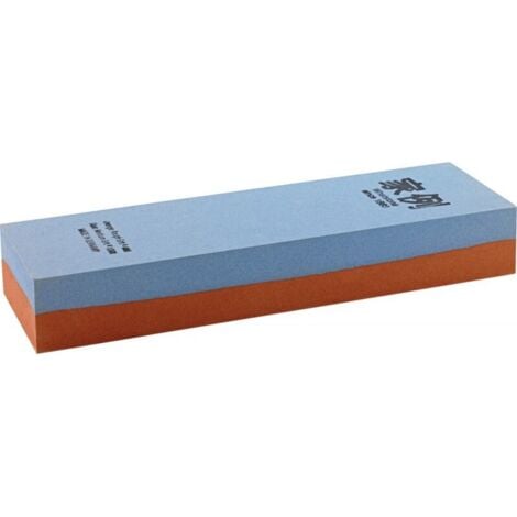 Pierre d'affûtage L200xl60xH30 mm 400/1000 dans un coffret de bois
