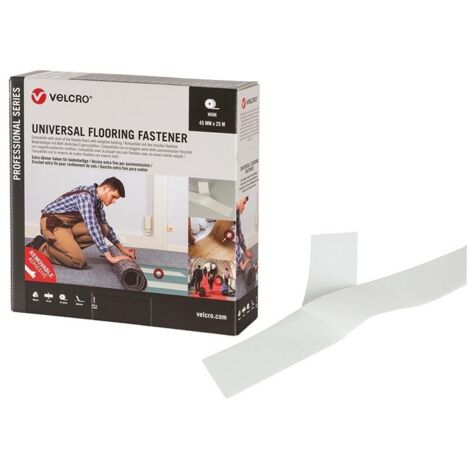 Crochets en plastique Fixation de plancher universelle 45mm x 25m gris (1/3)