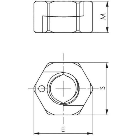 Écrou à serrage rapide TWINNUT sans collerette 6333S-M12 AMF (1/3)