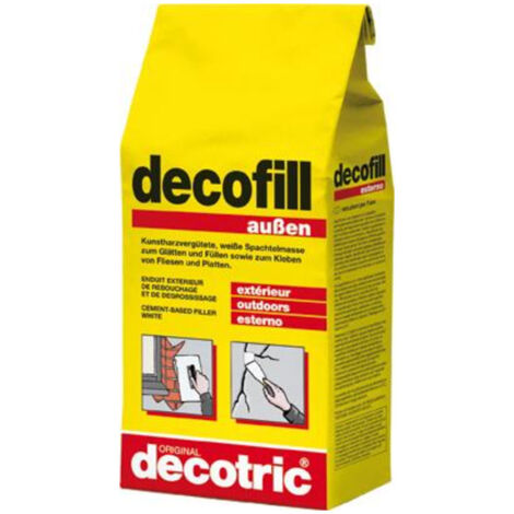Decofill Enduit de rebouchage et de lissage 5 kg, extérieur decotric