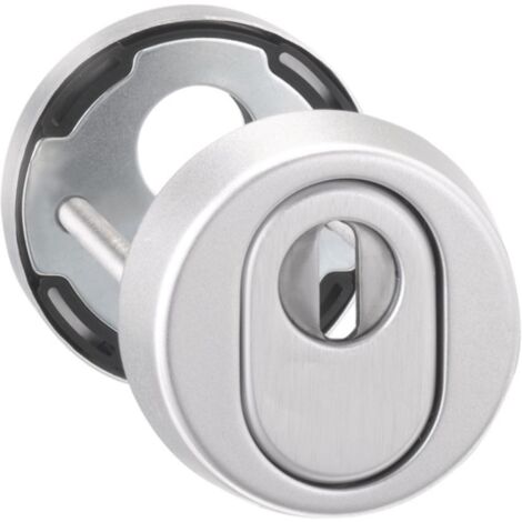 Paire rosace porte 7156 Alu.F1 rd.m.ZA S.15mm EDI (1/4)