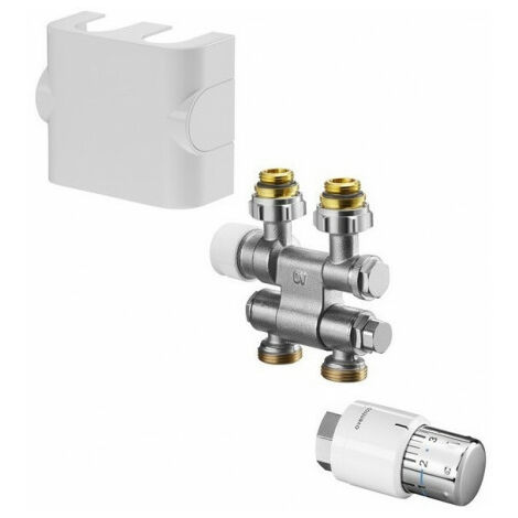 Kit robinet radiateur (départ + retour) + joint torique TIEMME – SCIPP OUEST