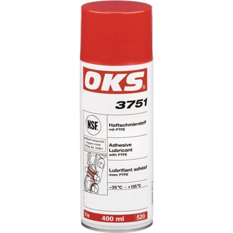 Lubrifiant adhérent avec PTFE 3751 blanchâtre NSF H1 400 ml bombe aérosol OKS (Par 12) (1/2)