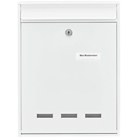 BURG-WÄCHTER Boîte aux lettres Köln 872 W H.340mm L.255mm P.85mm blanc STA DIN C4 - 872W (1/4)