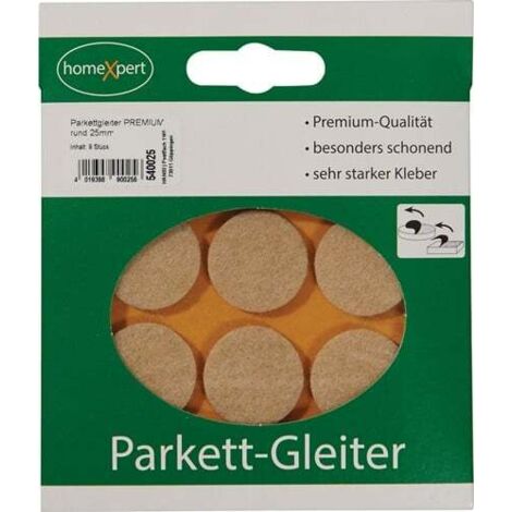 Tampon Premium 25mm Filz natur rond auto-adhésif