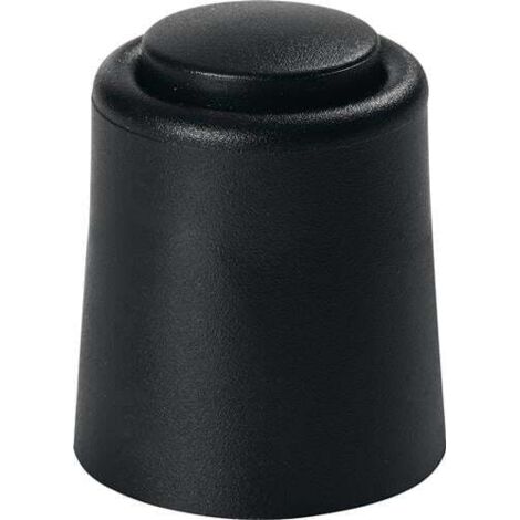 Butoir de porte Ø 29 mm H.35 mm noir montage sur cheville (25 pcs.) - 501510