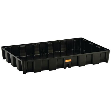 Bac de récupération 120l L1200xB800xH165mm PE ou PE-rouille (1/4)