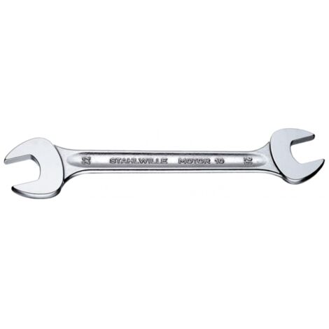 Clé à fourche MOTOR 10 21 x 23 mm longueur 250 mm chromé STAHLWILLE (1/5)