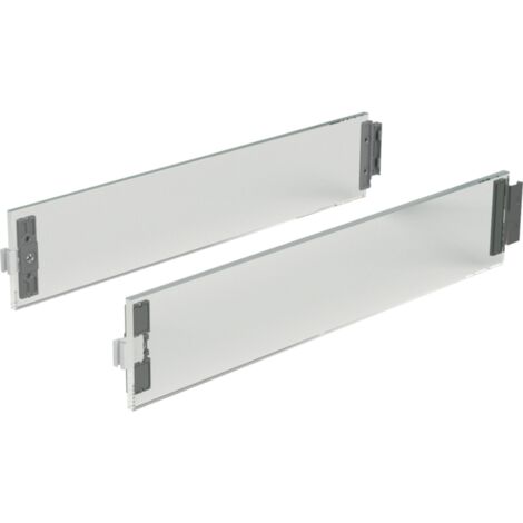 Set HETTICH ArciTech Designside verre pour tiroir 186/94 ou 218/126 mm - L.500 mm - 9122988