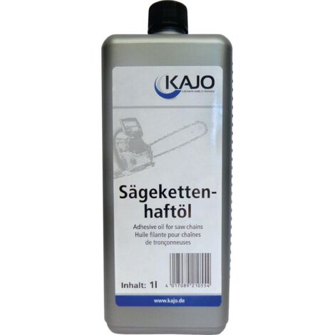 Huile à chaîne de tronçonneuse 100-130 mm²/s (à 40 degr. C) 1 l bouteille KAJO (Par 24) (1/3)