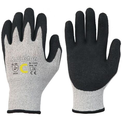 Gants anti-coupures Solidstar 1443 Taille 8 gris/noir EN 388 PSA II 12 PA (Par 12) (1/3)