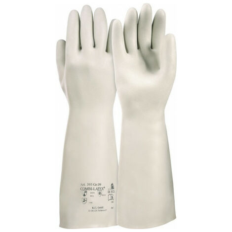 Gant de protection chimique Combi-Latex 395 taille 10 beige EN 388