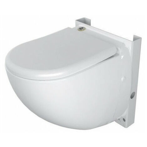 WC broyeur avec abattant sortie horizontale et verticale Sanicompact Leader  SFA