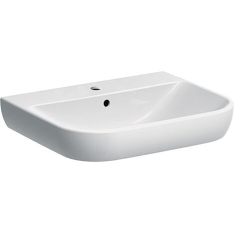 Lavabo Smyle 60x48cm avec trou pour robinetterie. avec trop-plein.. KeraTect (1/2)