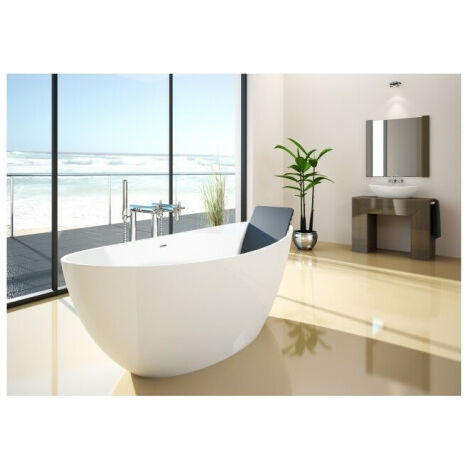 Baignoire MARY 160/170 cm avec pare baignoire- baignoire design - mobilier  salle de bain design