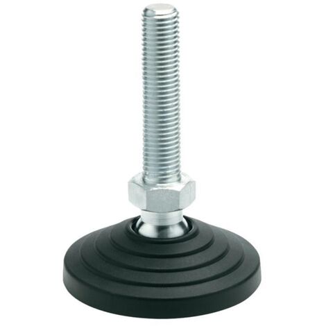 GANTER Pied articulé en plastique GN 344 d1 80 mm,d2 M 16mm l1 138mm l3 24mm - 344-80-M16-138-BG (1/3)