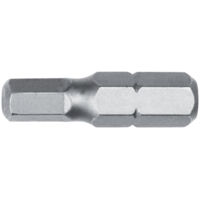 Embout 1/4" DIN3126 C6,3 Hex 4 x25mm 10 pièces.FORTIS