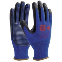 Gant en nitrile à maille fine NI-Thermo taille 10 bleu EN 388. EN 407. EN 511 ca (Par 12)