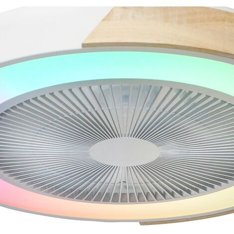 Ventilador LED Aneto Blanco 45W 4900 Lm CCT - CristalRecord