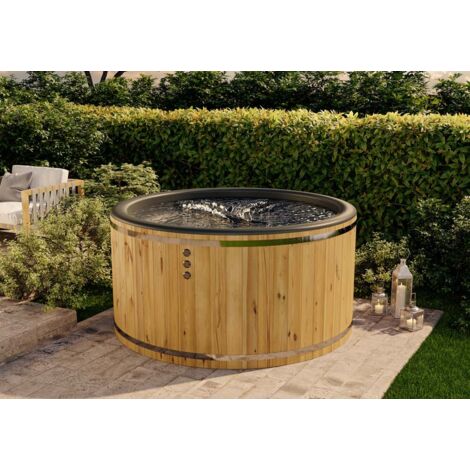 Bain nordique Stockholm Édition Spa - Série E Naturel Bois thermique 220 x cm (1/4)