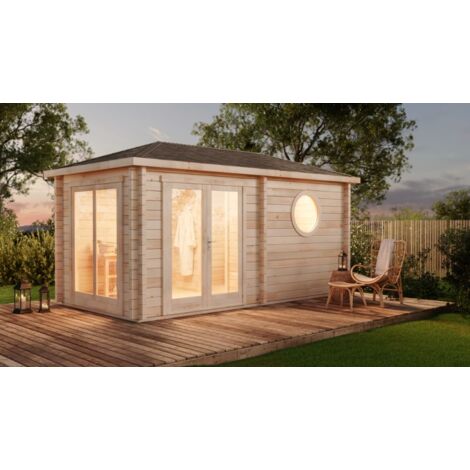 Sauna extérieur Boréal 70 Naturel 508 x 274 cm (1/5)
