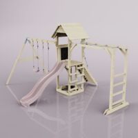 PolarPlay Tour de jeux Örebro Rosa 491 x 358 cm Balançoire pour enfants