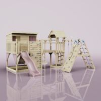 Polarplay Tour de jeux Bene Rosa 503 x 490 cm Balançoire pour enfants