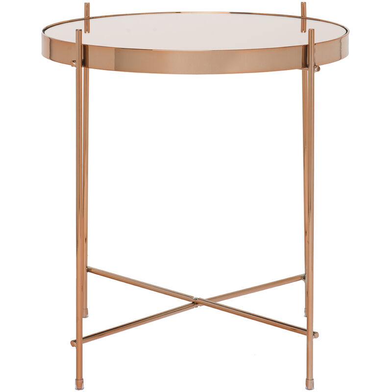 Oakland Round Side Table Copper