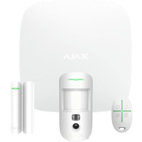 Ajax Starterkit Cam Hub 4G Kit Allarme Wifi Fotoverifica Motioncam