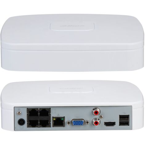 Dahua Nvr PoE 4CH Smart 1U 4PoE 1HDD Lite NVR2104-P-4KS3