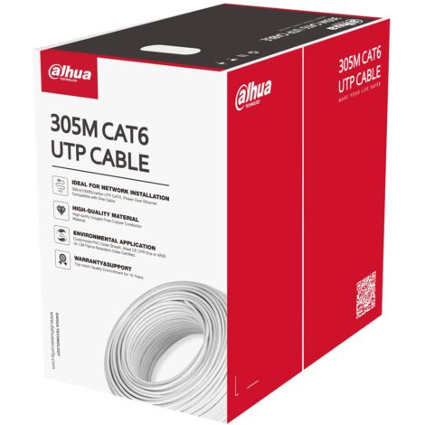 Dahua cavo di rete Cat6 305m UTP LSZH CPR E PFM923-6UN-C