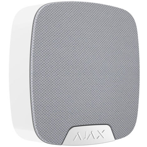 AJAX SIRENA DA INTERNO SENZA FILI 868MHZ AJ-HOMESIREN-W ALLARME WIRELESS BIANCO